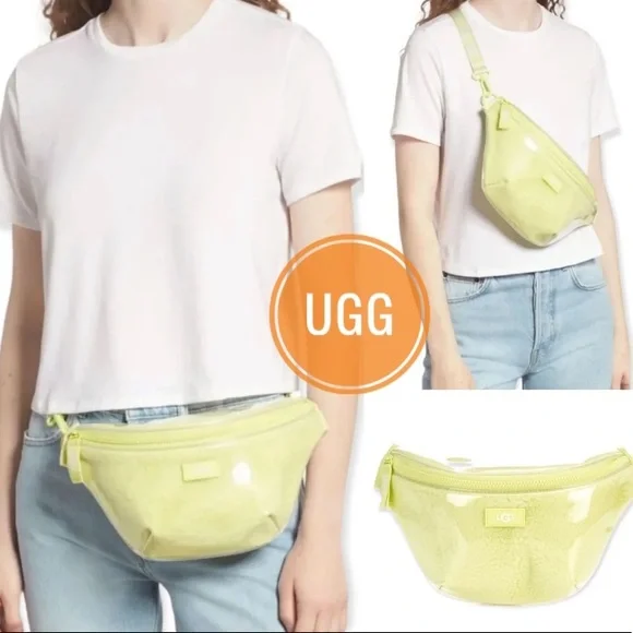 UGG | Bags | Nwt Ugg Nasha Plush Womens Clear Belt Bag In  display picture 1